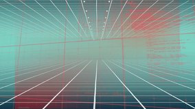 Animation of cloud with rotating icons, grid pattern and programming language on blue background. Digitally generated, hologram, cloud computing, coding, machine learning and technology concept. - Powered by Shutterstock - Get 15% off with code: PIKWIZARD15