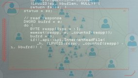 The video clip depicts a series of data processing networks with connections between them. Global connections technology data processing and digital interface concept digitally generated video. - Powered by Shutterstock - Get 15% off with code: PIKWIZARD15