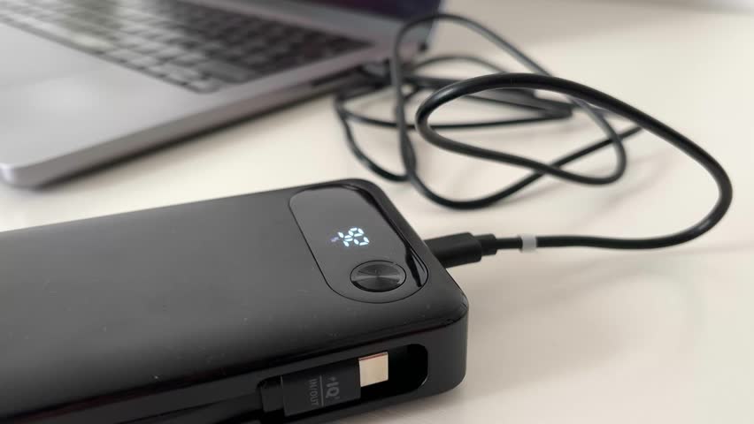 Large capacity portable power bank charging station charger macbook pro laptop