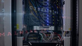 Animation of digital data processing over room workers. Global science, connections, data processing and digital interface concept digitally generated video. - Powered by Shutterstock - Get 15% off with code: PIKWIZARD15