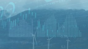 Animation of financial data processing over cityscape. Global business digital interface technology and networking concept digitally generated video. - Powered by Shutterstock - Get 15% off with code: PIKWIZARD15