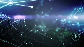 Animation of network of connections with icons over globe. Global connections digital interface and technology concept digitally generated video. - Powered by Shutterstock - Get 15% off with code: PIKWIZARD15