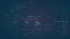 Animation of clock moving over data processing over cityscape. Global connections and data processing concept digitally generated video. - Powered by Shutterstock - Get 15% off with code: PIKWIZARD15