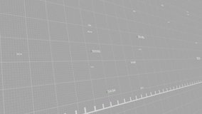 Animation of multiple heart icons floating over statistical data processing against grey background. Business data technology concept - Powered by Shutterstock - Get 15% off with code: PIKWIZARD15