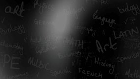 Animation of mathematical equations over black background. Global science, computing, connections and data processing concept digitally generated video. - Powered by Shutterstock - Get 15% off with code: PIKWIZARD15