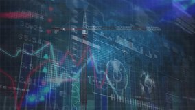 About global business, finances, connections and digital interface concept. Global network connections data processing technology and digital interface concept digitally generated video. - Powered by Shutterstock - Get 15% off with code: PIKWIZARD15