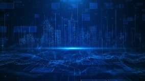 Digital metaverse artificial intelligence technology cyberspace city Smart city Modern Smart city Cityscape skyline. wave big data infographics. AI technology, digital city, 5g High. 3D Illustration - Powered by Shutterstock - Get 15% off with code: PIKWIZARD15