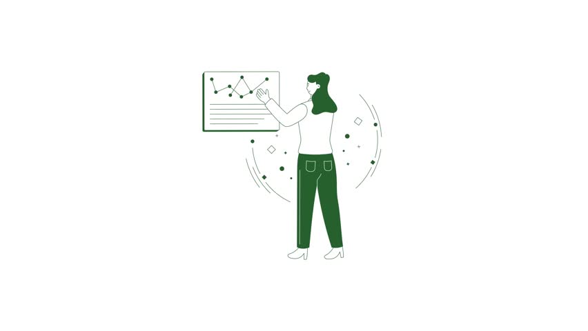 Sketchy style animated illustration depicting testing  