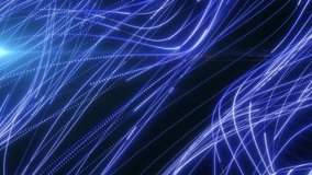 Abstract blue particle light trails forming flowing curves and glowing paths, illustrating motion, data streams, and advanced digital energy - Powered by Shutterstock - Get 15% off with code: PIKWIZARD15