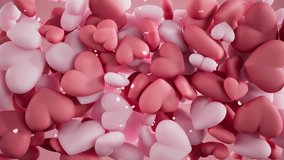 Floating Pink and Red Hearts Create Romantic Celebration of Love, Happiness, and Connection Worldwide Today - Powered by Shutterstock - Get 15% off with code: PIKWIZARD15