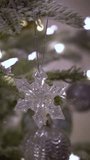 close-up view showcases snowflake decoration during winter - Powered by Shutterstock - Get 15% off with code: PIKWIZARD15
