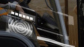 Animation of data processing over caucasian male worker in warehouse. Global business and digital interface concept digitally generated video. - Powered by Shutterstock - Get 15% off with code: PIKWIZARD15