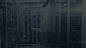 Animation of infected text overlaying digital binary code in server room. Cybersecurity, data breach, hacking, technology, network, virtual - Powered by Shutterstock - Get 15% off with code: PIKWIZARD15