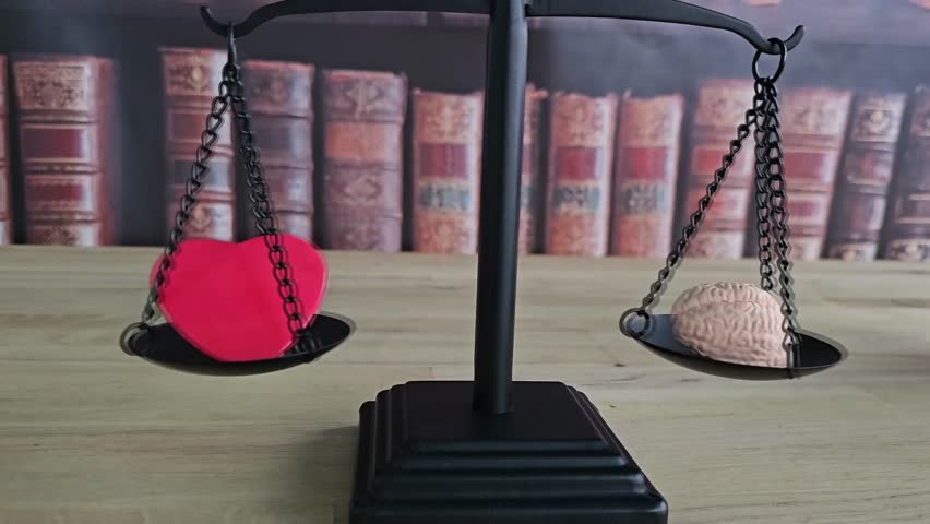 Balancing heart and mind on a scale in a library setting