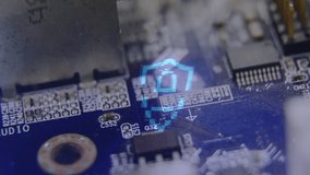 Animation of network of connections over strand and data processing on wooden surface. Global business finances data processing and technology concept digitally generated video. - Powered by Shutterstock - Get 15% off with code: PIKWIZARD15