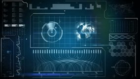 Animation of scope scanning and virus cell over brain. Global connections and data processing concept digitally generated video. - Powered by Shutterstock - Get 15% off with code: PIKWIZARD15