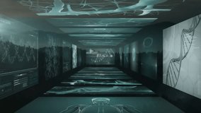 Animation of screens with medical data processing against landscape with mountains. Medical research and business data technology concept - Powered by Shutterstock - Get 15% off with code: PIKWIZARD15