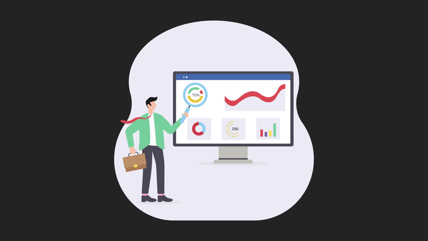 Web Traffic 2D Animation Alpha Channel 