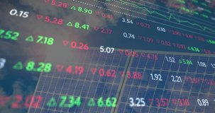 Animation of financial data processing over solar panel. global business, finances and digital interface concept digitally generated video. - Powered by Shutterstock - Get 15% off with code: PIKWIZARD15