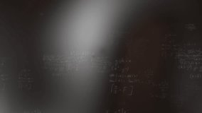 Animation of mathematical equations on black background. Global education digital interface technology and networking concept digitally generated video. - Powered by Shutterstock - Get 15% off with code: PIKWIZARD15