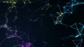 Animation of data processing over globe of network of connections against glowing plexus networks. Global networking and business data technology concept - Powered by Shutterstock - Get 15% off with code: PIKWIZARD15