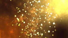 Animation of glowing light spots moving over dark background. Colour, shape, light and movement concept digitally generated video. - Powered by Shutterstock - Get 15% off with code: PIKWIZARD15