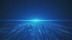 Blue technology background, network data traversal, Internet digital security concept - Powered by Shutterstock - Get 15% off with code: PIKWIZARD15