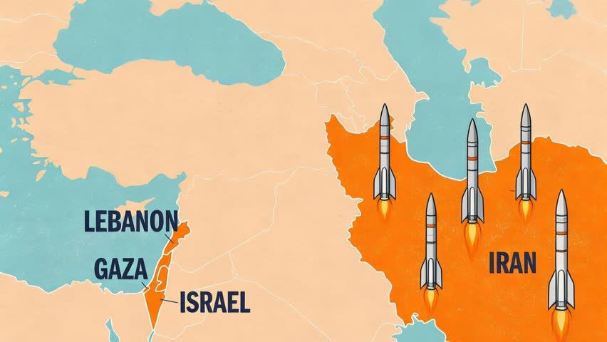 Israel and Iran Launching Nukes