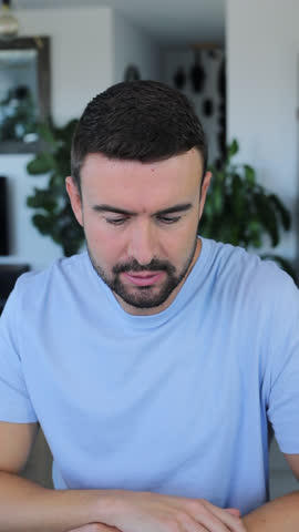 Man observing something with admiration 