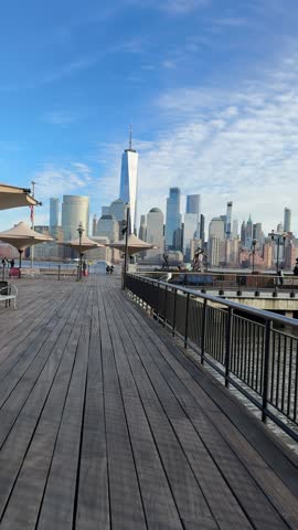 New York skyline, Jersey city waterfront