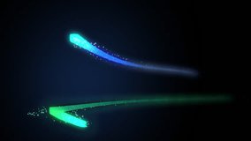 Colorful glowing streaks of lights moving through space  - Powered by Shutterstock - Get 15% off with code: PIKWIZARD15