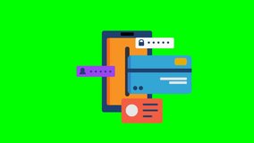 Animation 2d of mobile security and payment protection concept. - Powered by Shutterstock - Get 15% off with code: PIKWIZARD15