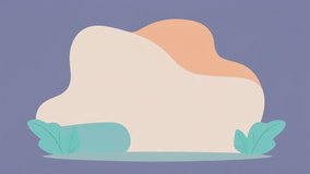 A young woman stands holding a tablet, depicted in a modern flat design style with abstract shapes and foliage in the background. - Powered by Shutterstock - Get 15% off with code: PIKWIZARD15