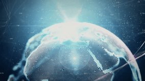 Animation of digital interface with clock over cityscape. global connections, data processing and digital interface concept digitally generated video. - Powered by Shutterstock - Get 15% off with code: PIKWIZARD15