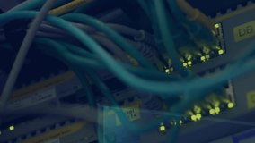 Animation of data processing with computer circuit board. Global technology and digital interface concept digitally generated video. - Powered by Shutterstock - Get 15% off with code: PIKWIZARD15