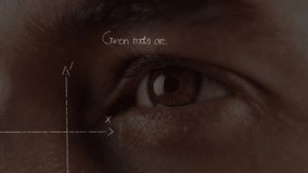 Animation of data processing over mathematical formulae. Global computing, digital interface and data processing concept digitally generated video. - Powered by Shutterstock - Get 15% off with code: PIKWIZARD15