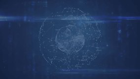 Animation of scan scoping and data processing over navy background. global communication and data security concept digitally generated video. - Powered by Shutterstock - Get 15% off with code: PIKWIZARD15