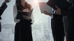 Group of business people meeting and digital technology concept - Powered by Shutterstock - Get 15% off with code: PIKWIZARD15