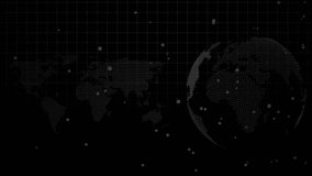 Digital animation of neon qr code against airport data processing on black background. Social media and communication interface concept digitally generated video. - Powered by Shutterstock - Get 15% off with code: PIKWIZARD15