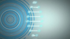 Animation of dna, data and integrated circuit. Data processing, science and technology concept digitally generated video. - Powered by Shutterstock - Get 15% off with code: PIKWIZARD15