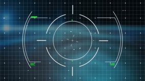 Animation of scope scanning and data processing. Global business digital interface and technology concept digitally generated video. - Powered by Shutterstock - Get 15% off with code: PIKWIZARD15