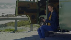 Animation of network of connections over drone with parcel over airport. Global shipping delivery business data processing and technology concept digitally generated video. - Powered by Shutterstock - Get 15% off with code: PIKWIZARD15