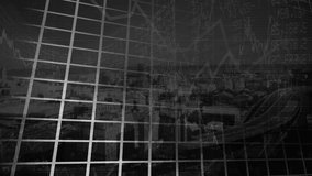 Animation of data processing over cityscape. Global business and digital interface concept digitally generated video. - Powered by Shutterstock - Get 15% off with code: PIKWIZARD15