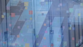 Animation of data processing and media icons over server room. Global business and digital interface concept digitally generated video. - Powered by Shutterstock - Get 15% off with code: PIKWIZARD15