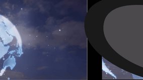 Animation of network of connections with icons over grid. Global business video data processing and computing concept digitally generated video. - Powered by Shutterstock - Get 15% off with code: PIKWIZARD15