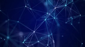 Digital communication matrix. Information flows. Technological background of neural networks. 3D rendering. Seamless loop. - Powered by Shutterstock - Get 15% off with code: PIKWIZARD15