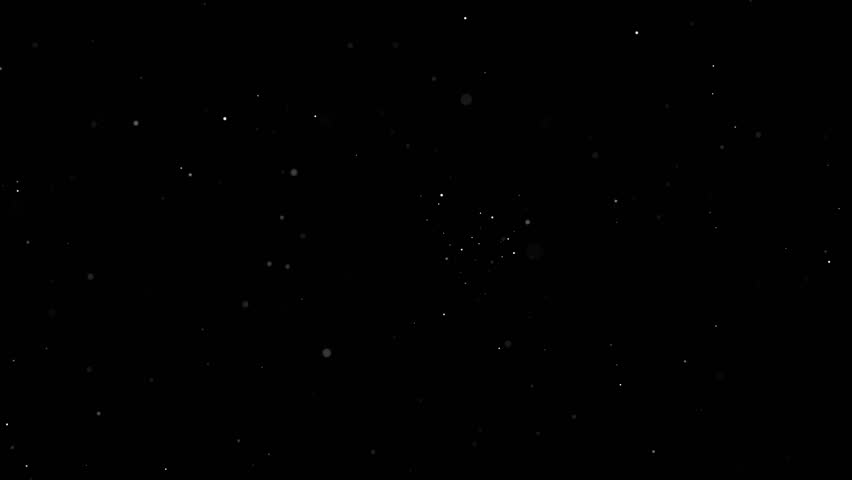 Shimmering dust particles float in the air. A dark cinematic background with floating dust and tiny particles in black space, subtle motion creates depth, mystery, and an elegant atmospheric ambience. Seamless looping video in 4K.
