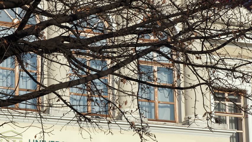Front facade of Grigore T. Popa University of Medicine and Pharmacy in Iasi Romania