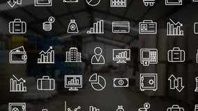 Animation of mathematical equations and scientific data processing. Global business data processing and digital interface concept digitally generated video. - Powered by Shutterstock - Get 15% off with code: PIKWIZARD15