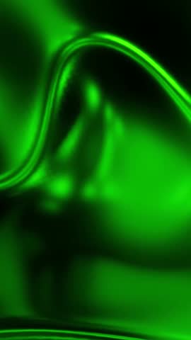 green liquid abstract video, abstarct background animation motiton graphics mobile phone vertival screen